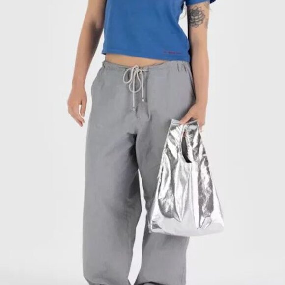 NWT Baby Baggu - Metallic Silver - Picture 7 of 7